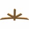 Ekena Millwork Alberta Rough Sawn Timber Gable Bracket, Western Red Cedar, 60"W x 30"H x 2"D x 4"F, 12/12 Pitch GBW060X30X0204ALB00RWR - alternate 5